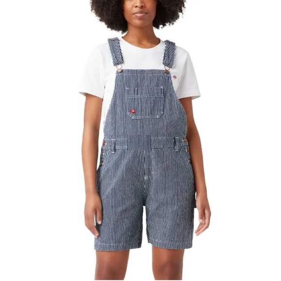 Dickies Denim - Dickies striped denim overalls